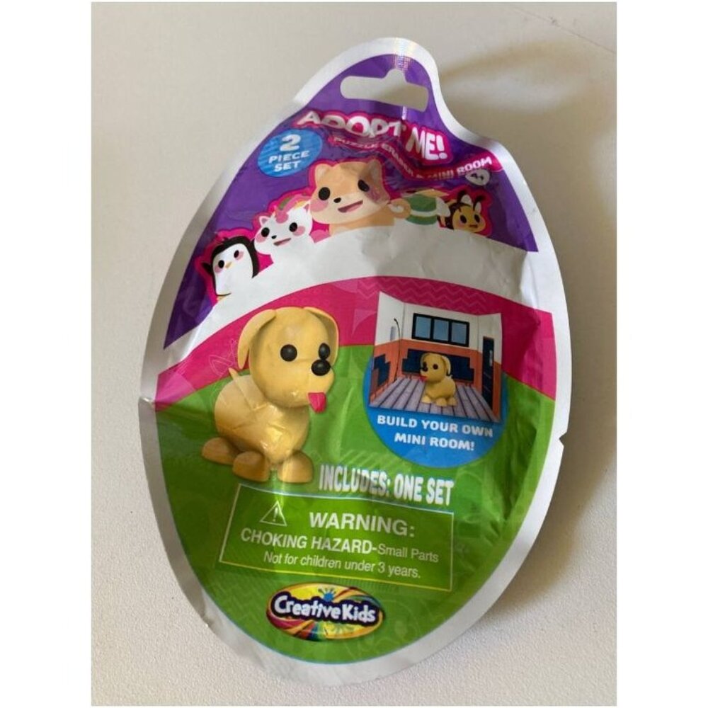 Adopt Me Puzzle Eraser & Mini Room - Dog